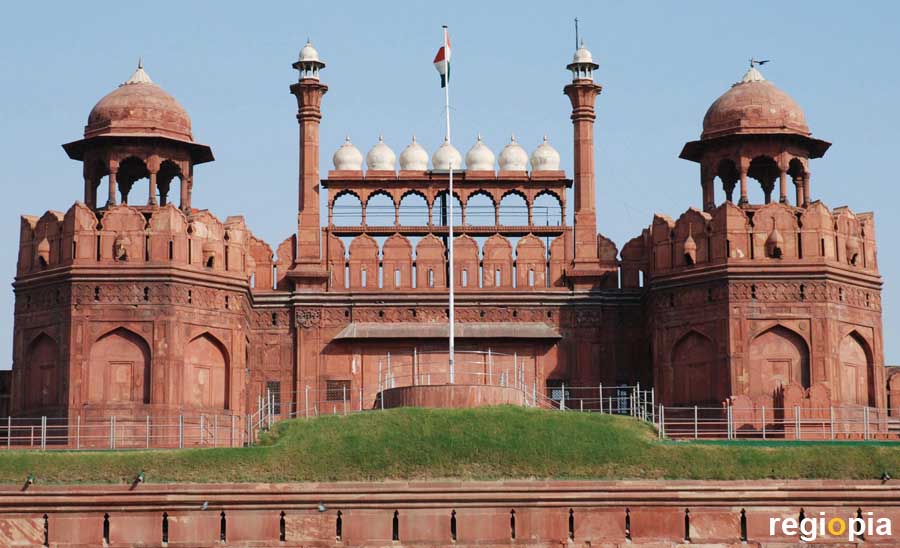 Das Rote Fort in Delhi
